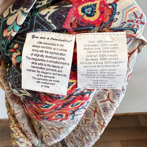 Anthropologie Bhanuni By Jyoti Patterned Maxi Dress - Picture 9 of 9